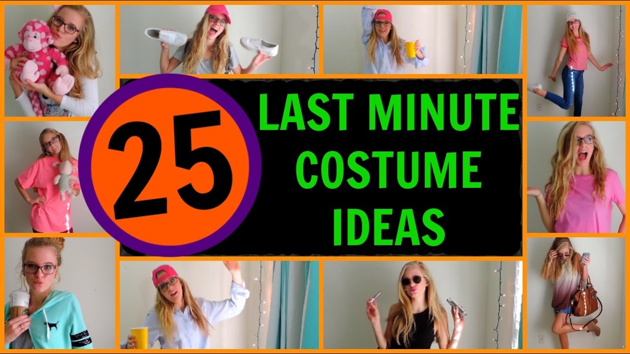 SUPER LAST MINUTE Halloween Costume Ideas || 2016