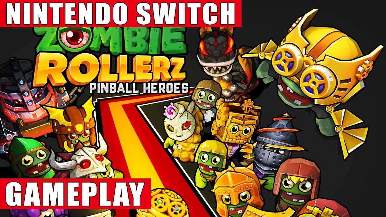 Zombie Rollerz: Pinball Heroes Nintendo Switch Gameplay