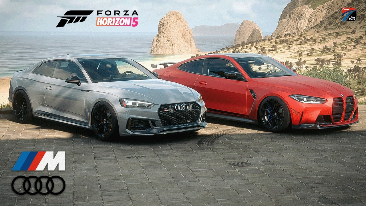 Audi RS5 vs BMW M4 Competition | FH5 - Highway Pull