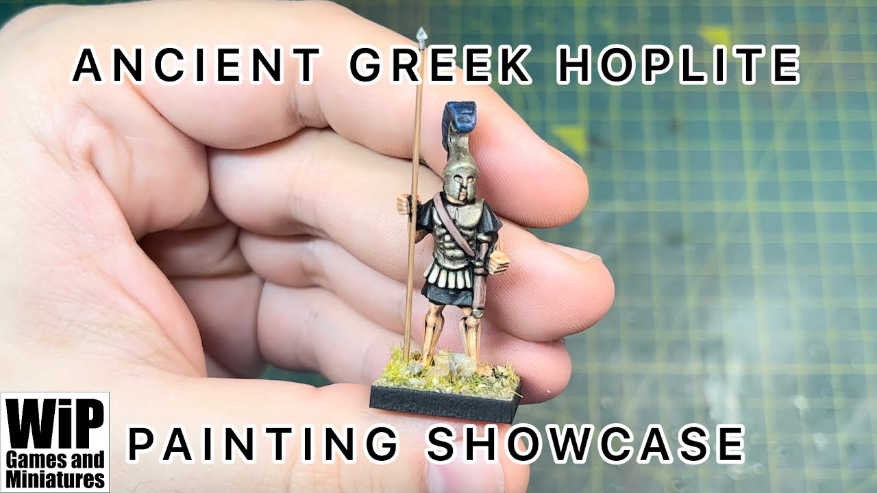 Ancient Greek Hoplite Painting Showcase - WiP Games and Miniatures