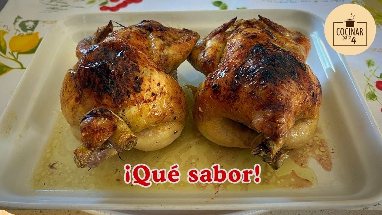Picantones al Horno con Mostaza y Soja | Receta Fácil, Jugosa y Espectacular