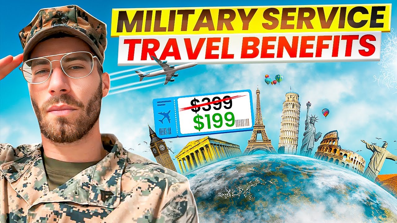 6 TOP Travel Benefits for active duty military members.