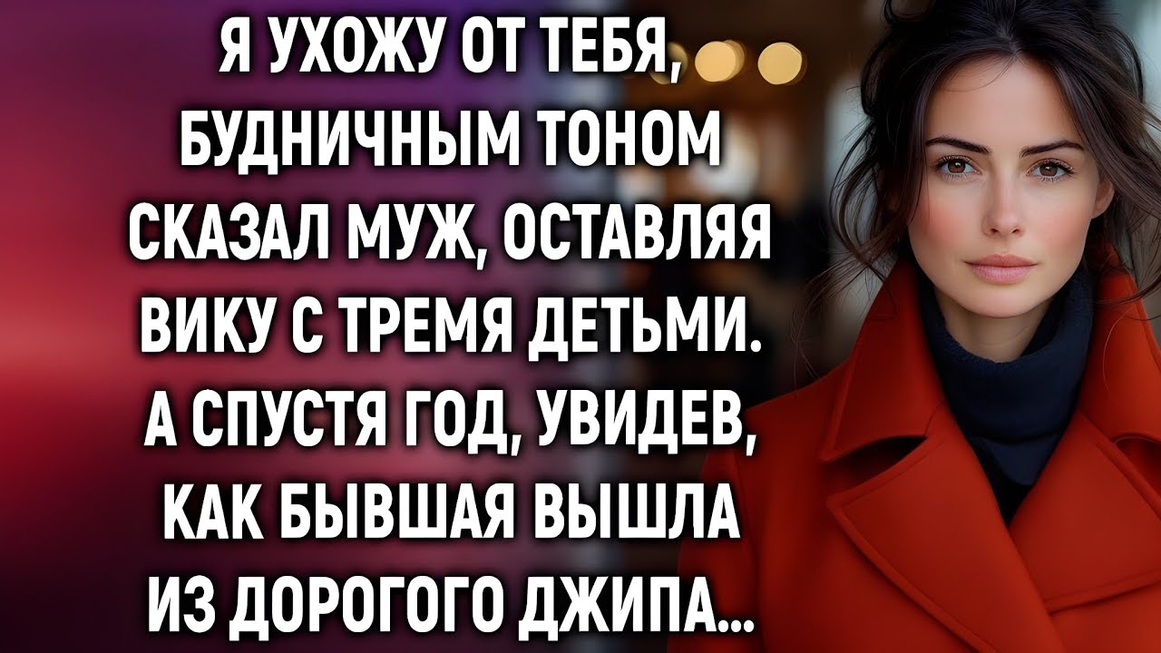 «Я ухожу от тебя», — сказал он спокойно. А через год судьба всё расставила по местам