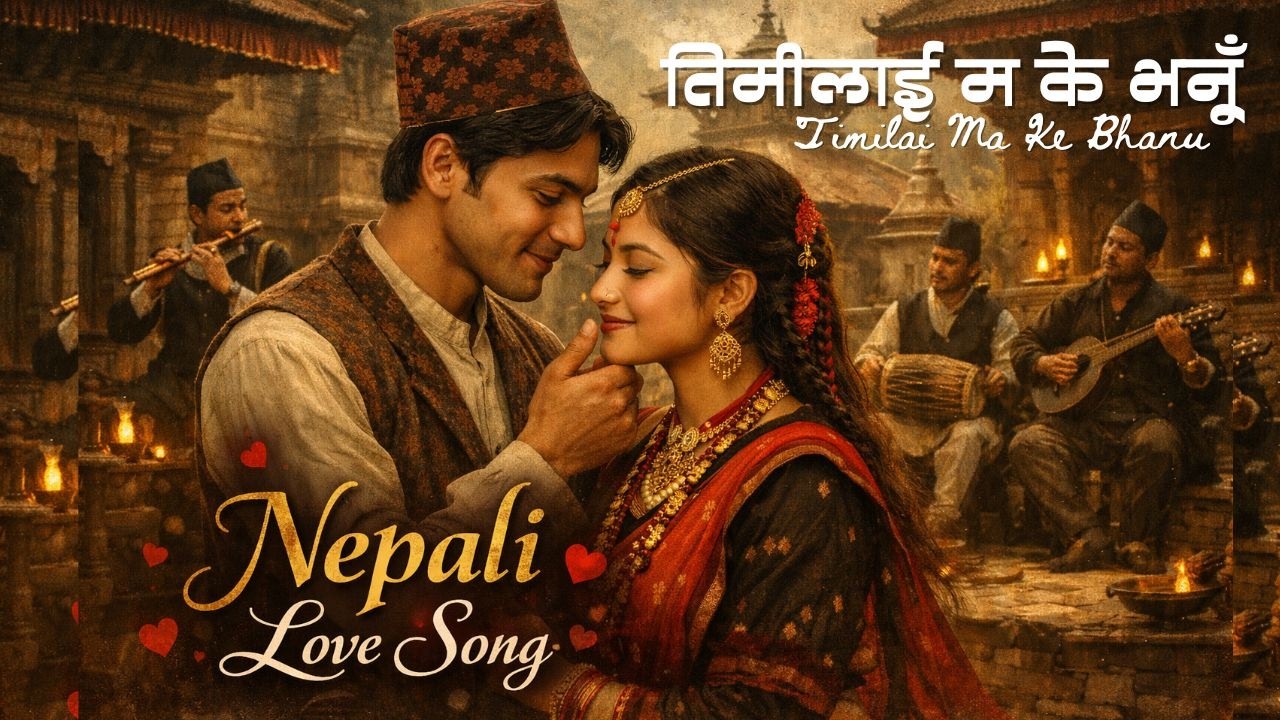 Timilai Ma Ke Bhanu | AI Reimagined Version | Narayan Gopal Romantic Classic | Nepali Love Song