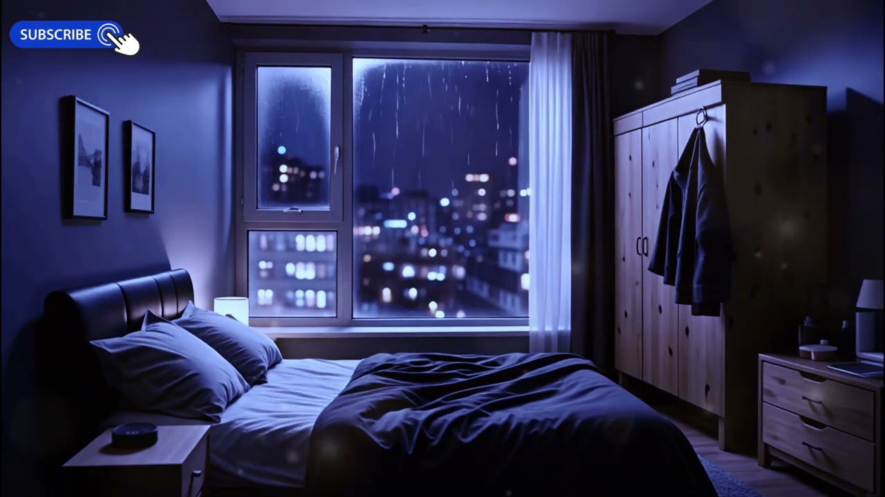Peaceful Rain Night | Calm Sleep Music (3H)
