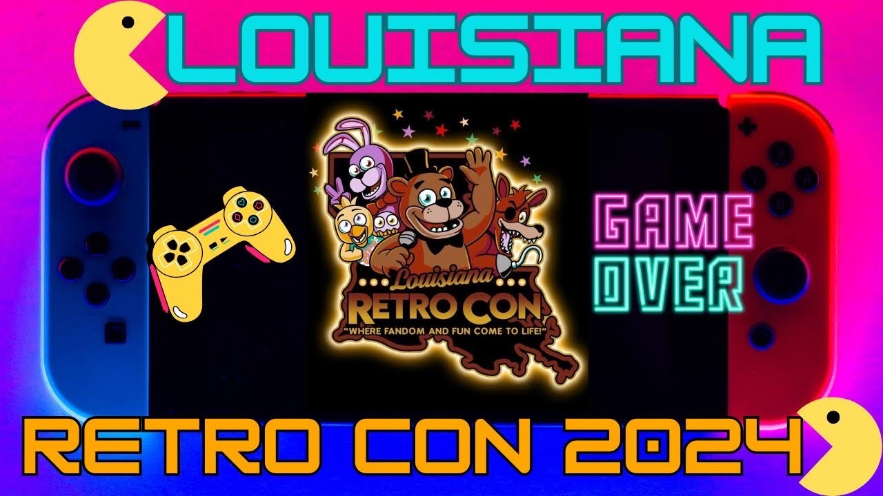 Cosplay, gamers and movie stars at Louisiana Retro Con 2024!