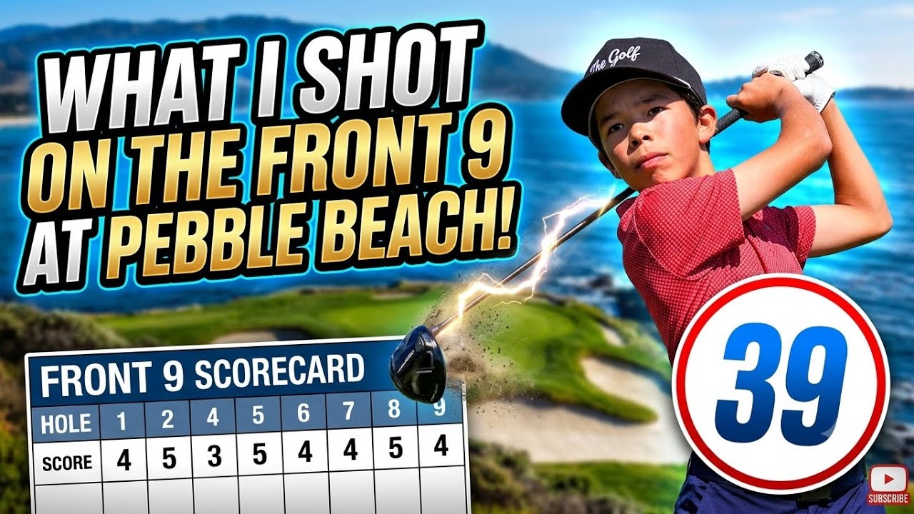 What can I shoot  at the front 9 of pebble beach 