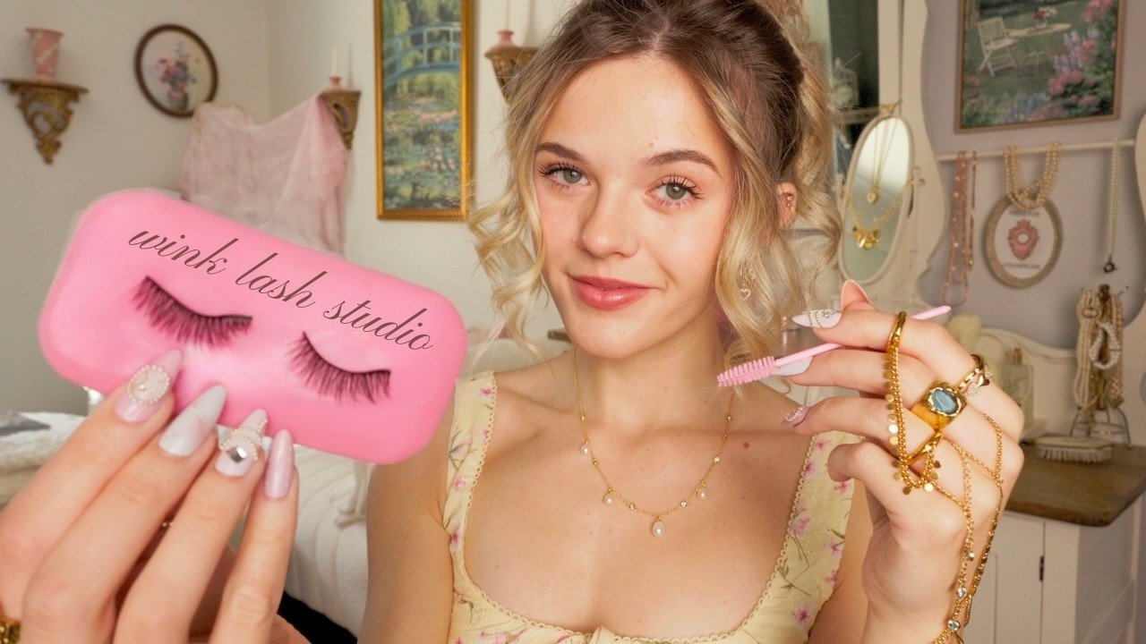 ASMR Doing Your Lash Extensions Roleplay 🌸🍯 (⺣◡⺣)
