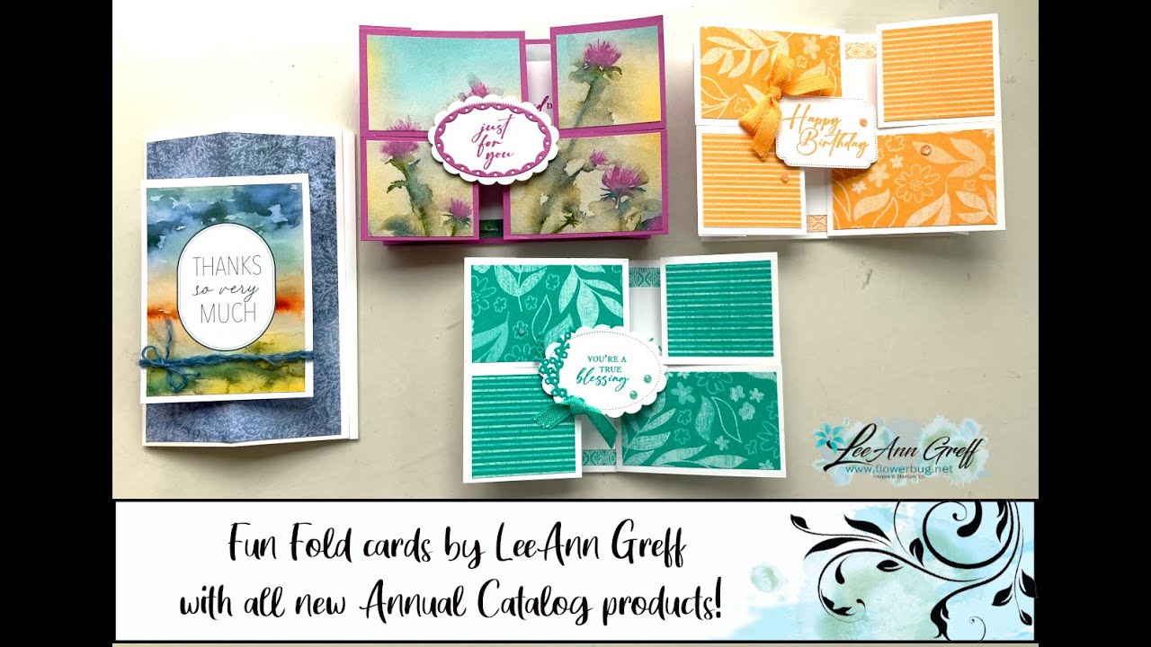 New Catalog Fun Fold cards