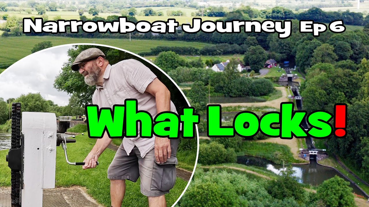 411. Narrowboat Journey - Watford Locks Again - Part Six