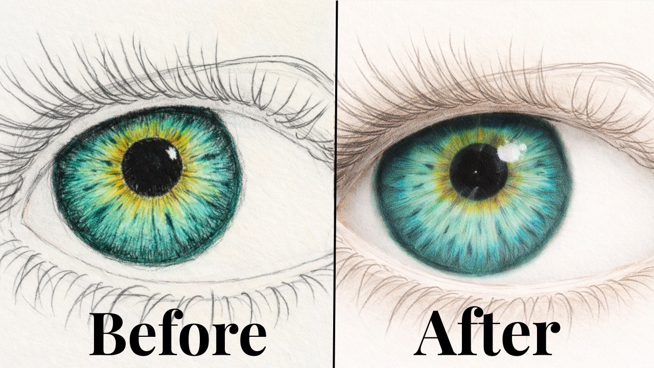 سر دمج الألوان الخشبية الذي لا يخبرك به الفنانون | Colored Pencil Blending Secret
