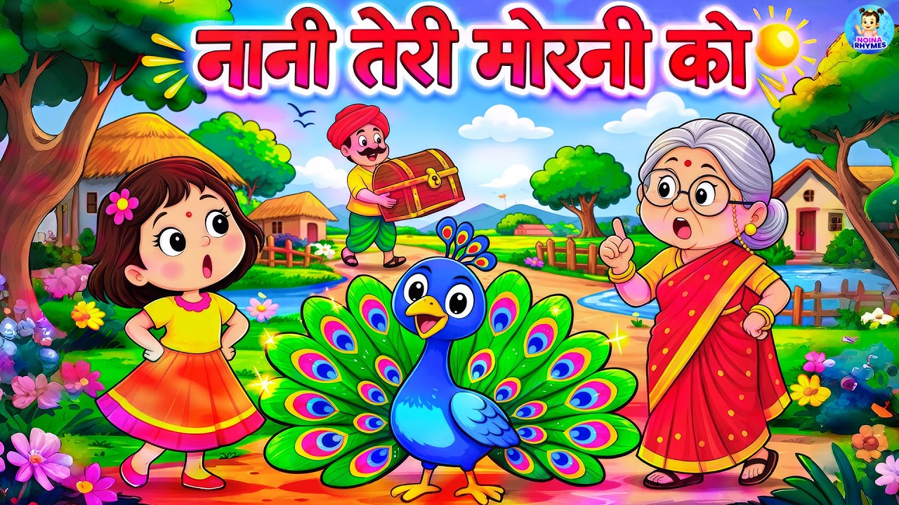 नानी तेरी मोरनी को मोर ले गए | NanI Teri Morni Ko Mor Le Gaye | Kids Song New Nursery Rhymes