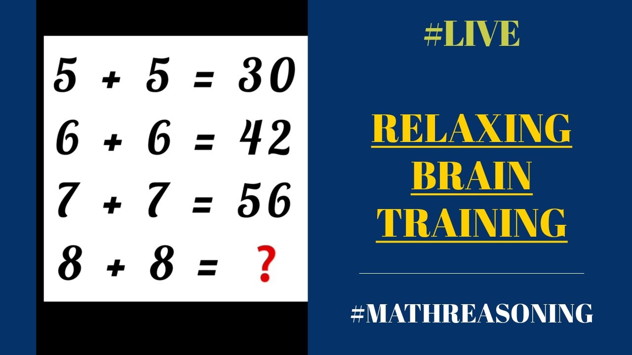 Math reasoning question ⁉️live 🔴 #live #puzzle #maths