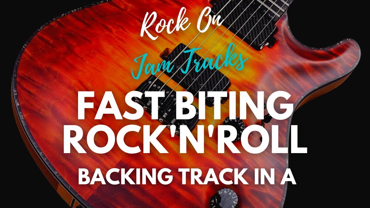 A Minor Rock'N'Roll Backing Track | Fast Rock | Guitar Backing Track