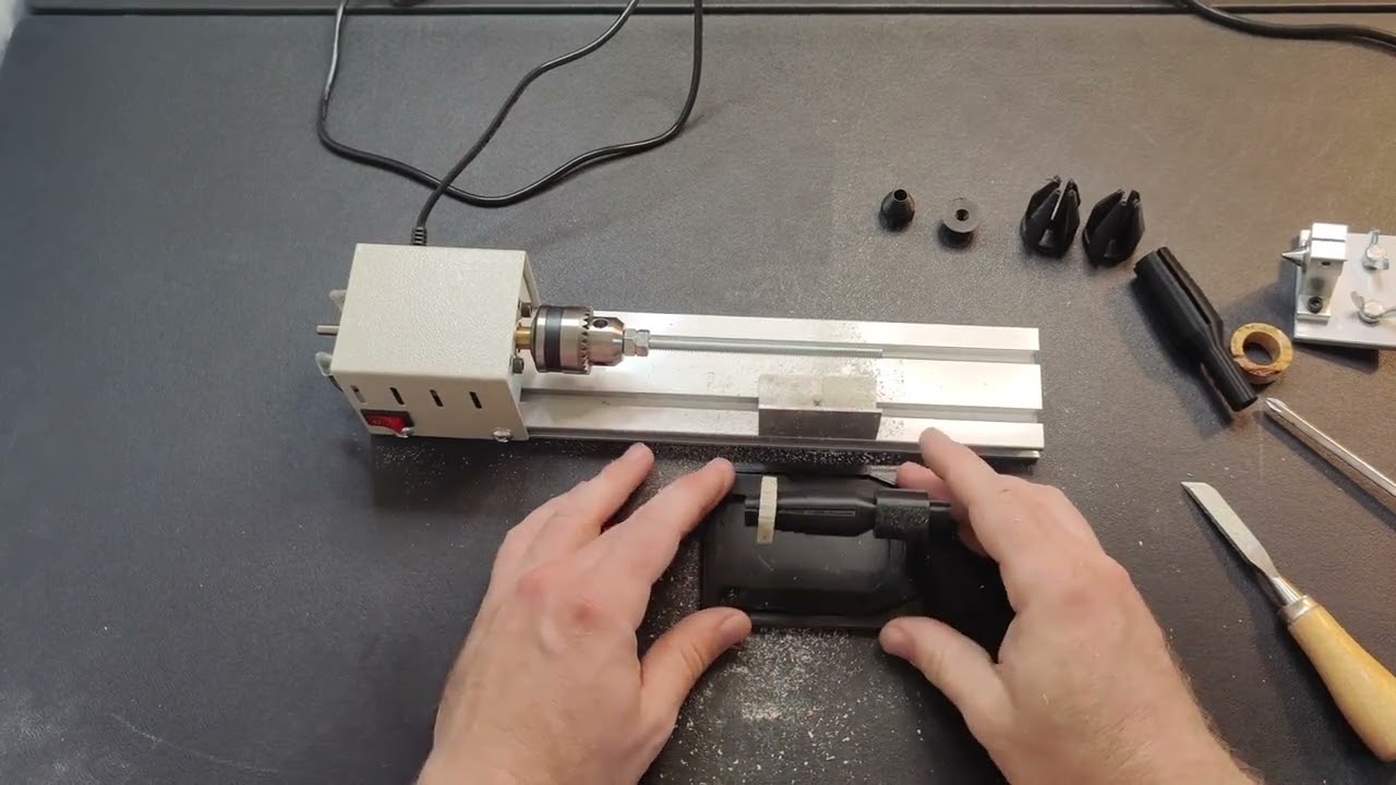 A Quick Demo of Ring-Making Tools for Generic Mini-Lathe