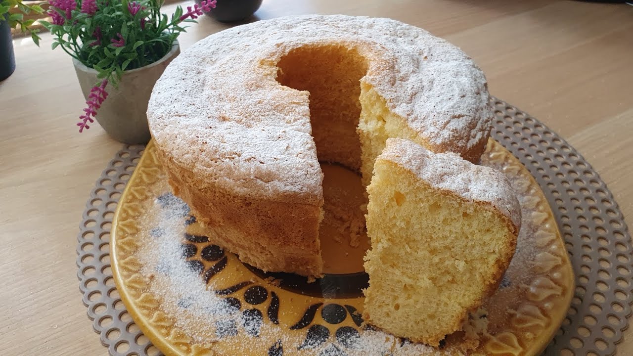 Wolkenkuchen, ohne Mehl, ohne Öl und ohne Milch, ein einfaches Rezept und in 5 Minuten zubereitet