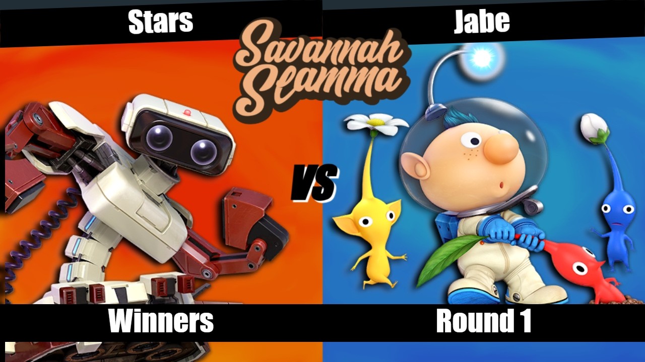 Savannah Slamma 134 WINNERS ROUND 1 - Stars (R.O.B.) vs. Jabe (Olimar)