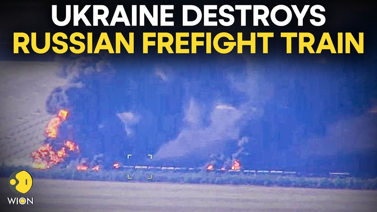 BREAKING: Ukrainian Defense Forces Destroys Russian Fuel Train In Zaporizhzhia | Russia-Ukraine War