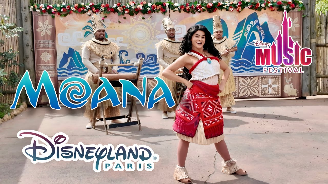MOANA SHOW - DISNEY MUSIC FESTIVAL Disneyland Paris | VAIANA et ses musiciens