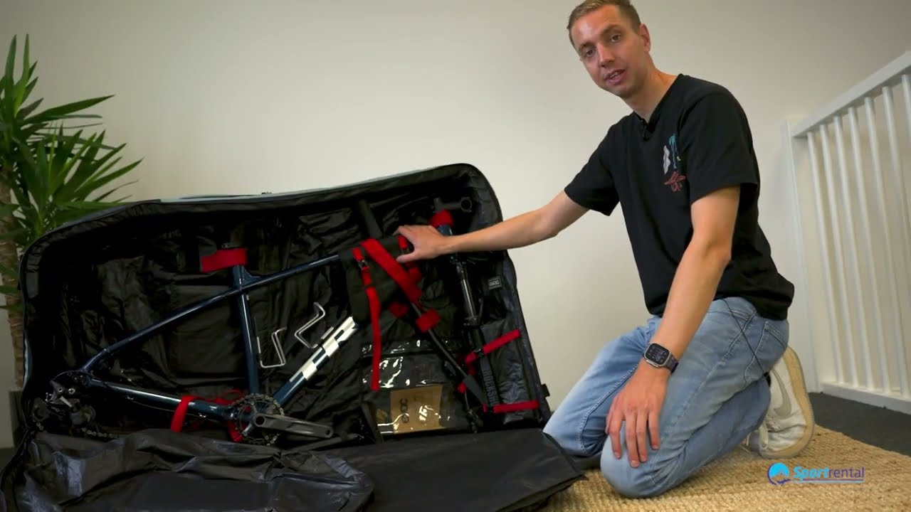 Inpakvideo Evoc Travelbag Fietskoffer - Sportrental