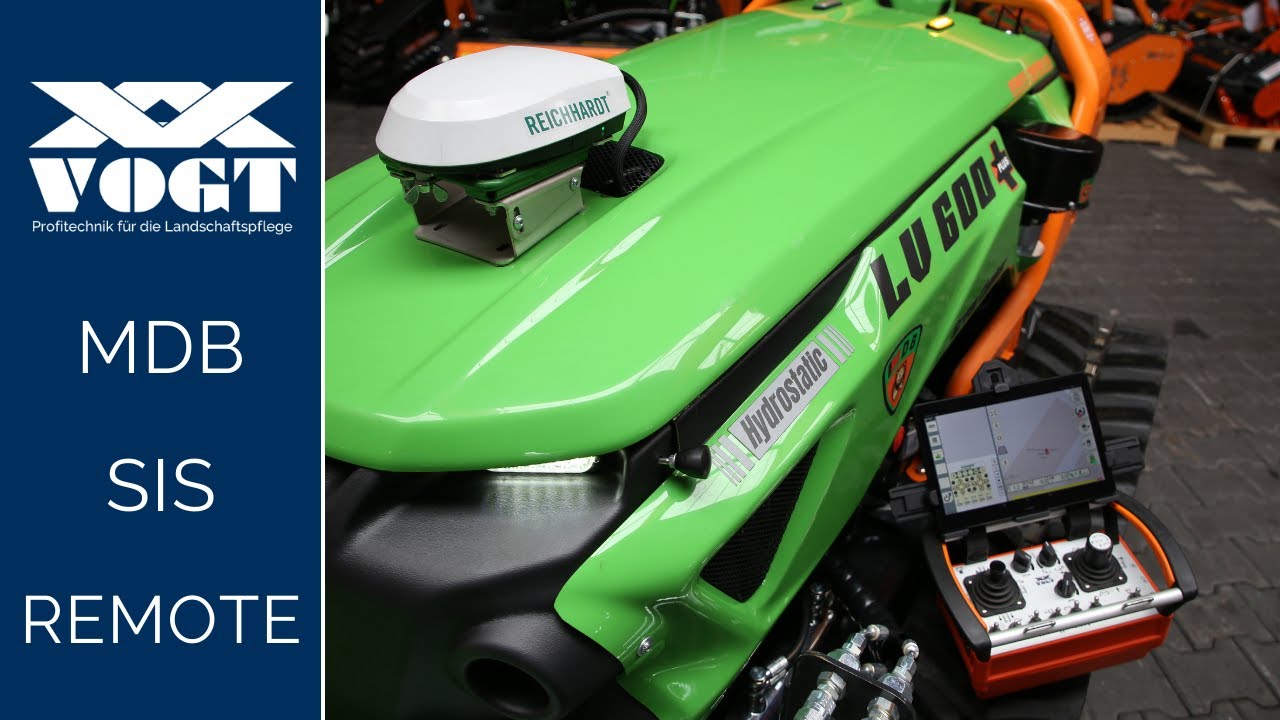 Teilautonome Raupe gewinnt AGRITECHNICA Silbermedaille 2022 - MDB SIS REMOTE