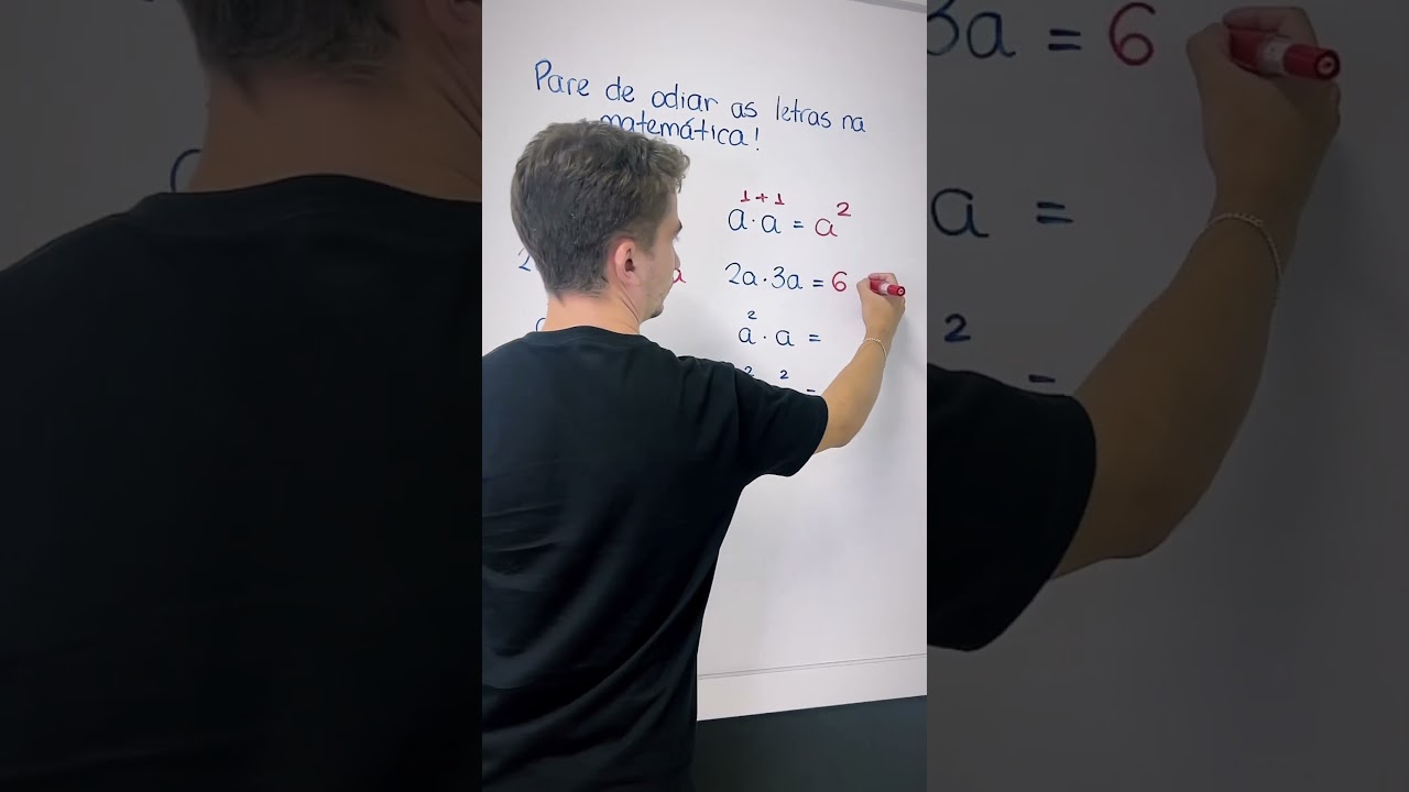 Letras na matem&aacute;tica! 🔥#matematica #matem&aacute;tica #enem #vestibular #prova #ensinomedio #dica