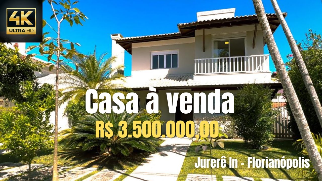 VENDIDA - Casa à venda em Jurerê Internacional - 5 Dormitórios - Florianópolis, SC