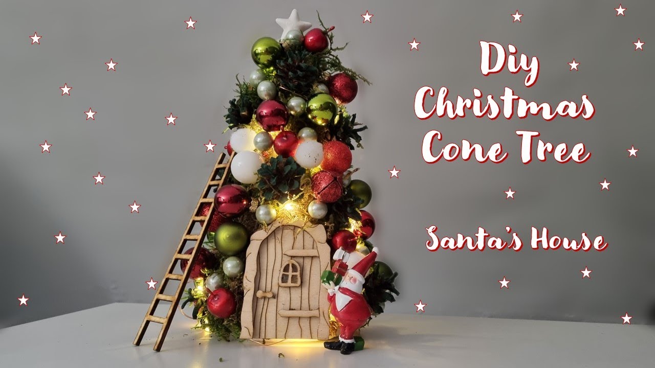 Christmas Cone Tree – Santa’s House