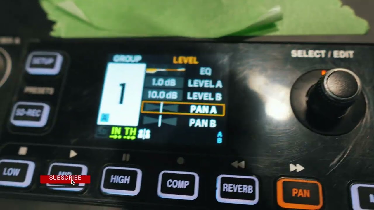 DP48 SET UP - My IEM settings (In Ear monitors)