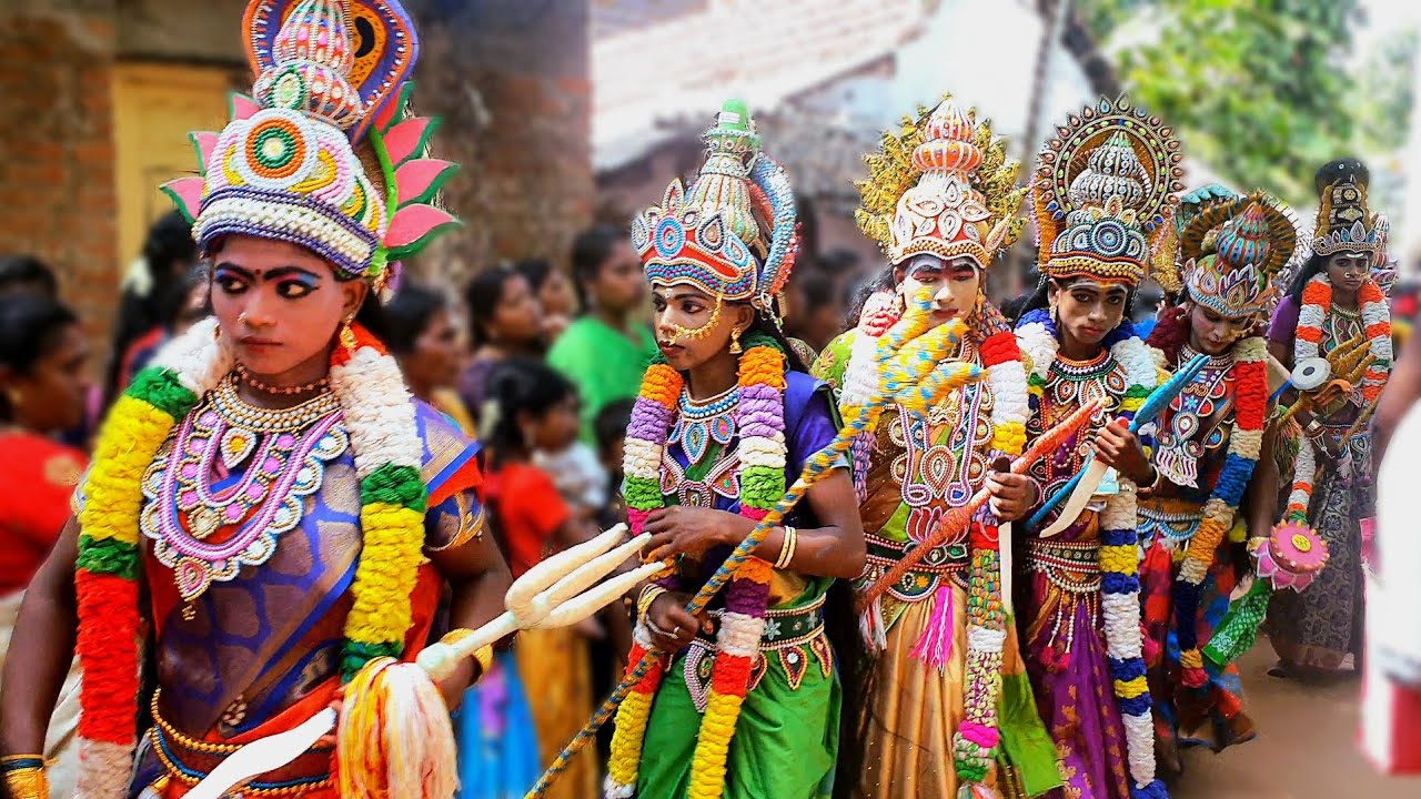 சிவலூர் தசரா நையாண்டி மேளம் | Sivalur Dasara Set | Kulasai Mutharamman | Naiyandi melam #krichmedia