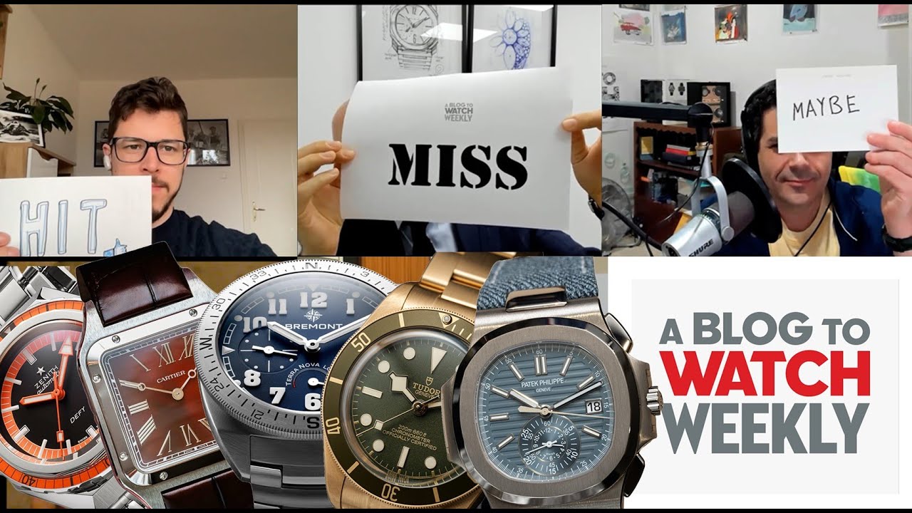 117. Cartier, Patek, Zenith, And Tudor On This Weeks Hit, Miss, Maybe.