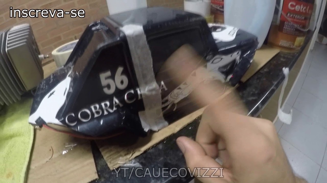 Bolha auto modelo rachada como consertar ?