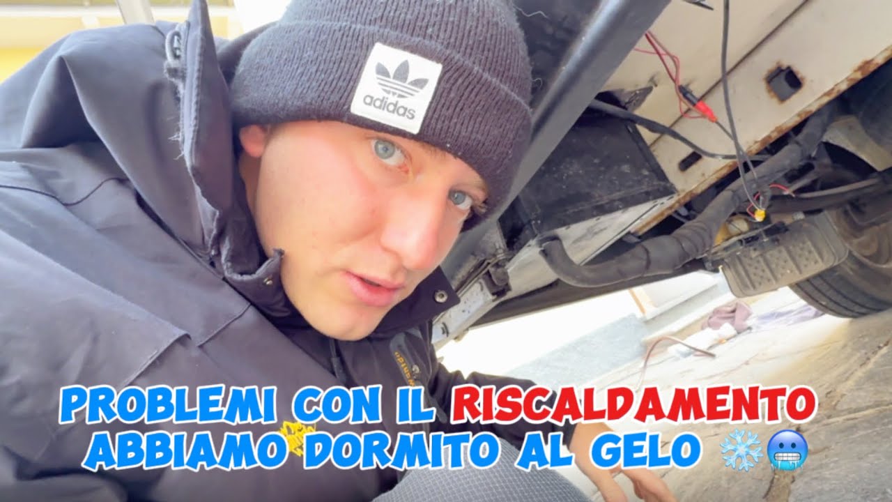 RISCALDAMENTO ROTTO🫣 ABBIAMO DORMITO AL GELO NEL CAMPER ❄️🥶