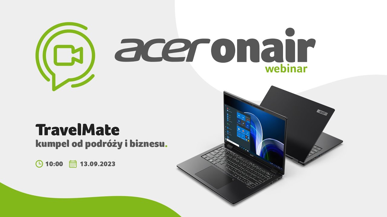 Acer on Air: TravelMate - kumpel od podr&oacute;ży i biznesu