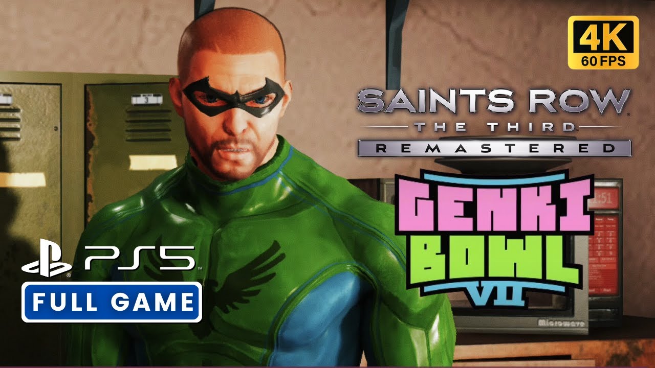 SAINTS ROW: THE THIRD REMASTERED - GENKIBOWL VII | Full Game Walkthrough (PS5 4K 60FPS)