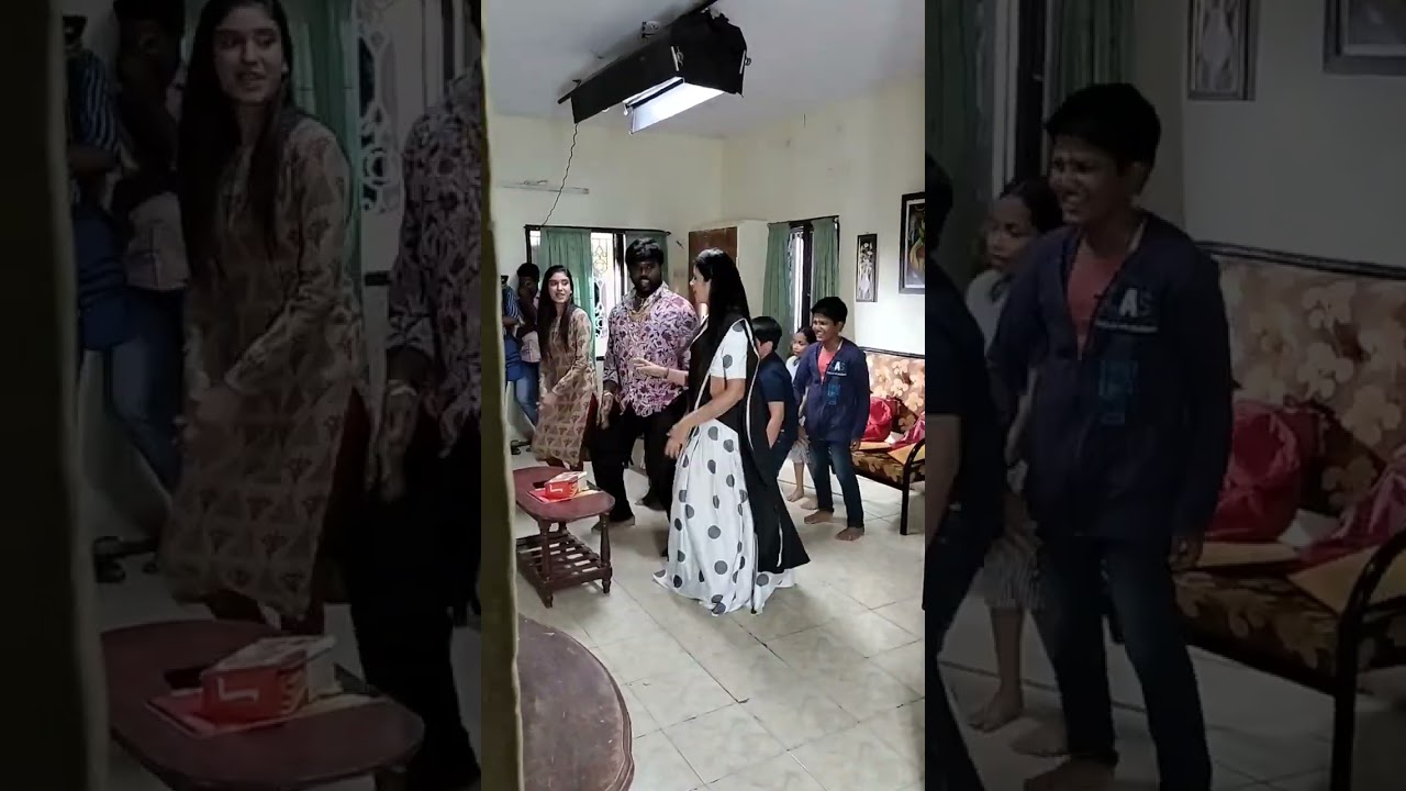 Anandha ragam serial making video Kumar dance cute 🎥