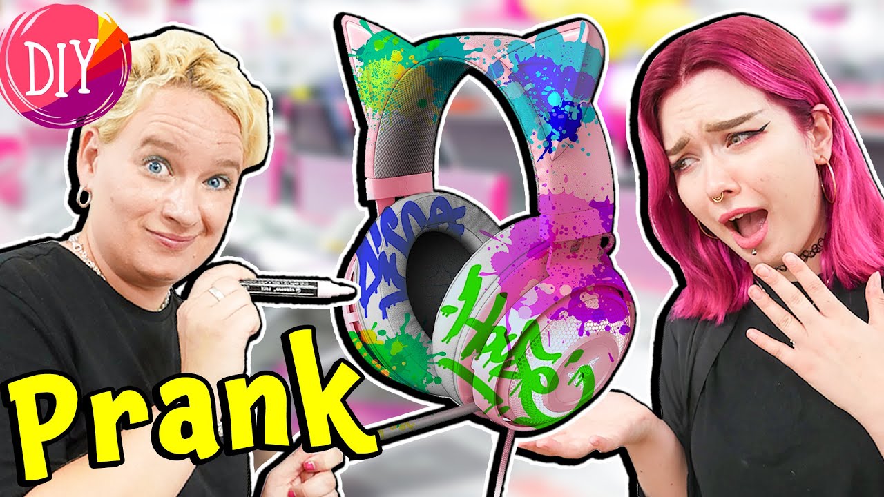 KRASSER PRANK! Was ist mit Katjas Kopfhörern passiert?! Prank geht schief!!!