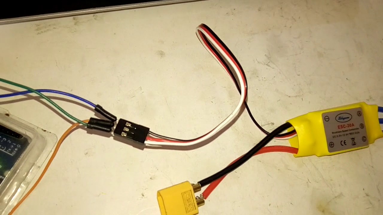 ESC y motor brushless con Arduino (Hobbypower y codigo)