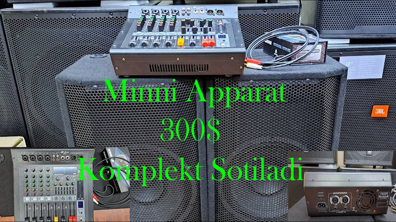 350$ KOMPLEKT MINNI APPARAT SOTILADI (NARXLARI OSHDI)