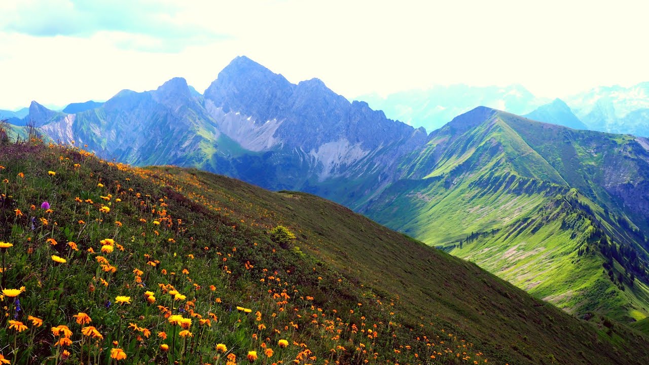Bregenzerwald Wanderung: Zafernhorn (2107m) von Faschina aus (Umrundung mit Gipfel)