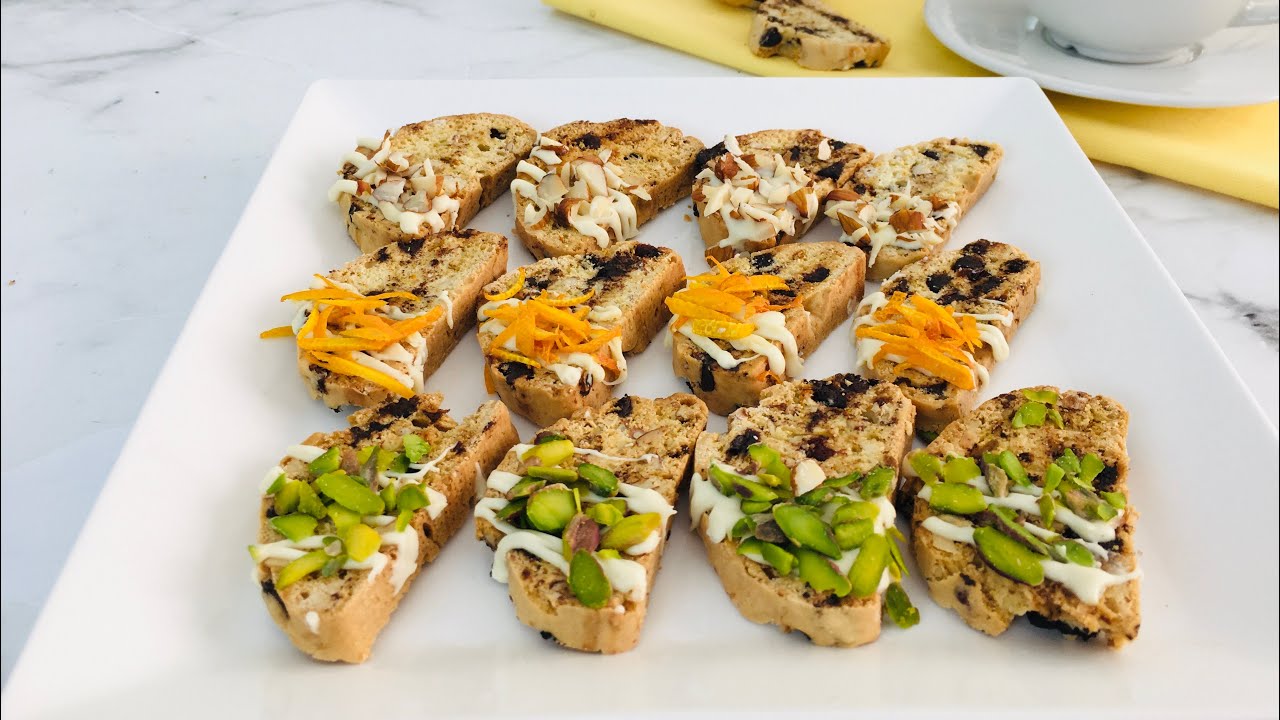 Biscotti Tarifi/İster &Ccedil;aya İster Kahveye / Uzun S&uuml;re Bayatlamadan Duran Lezzet.