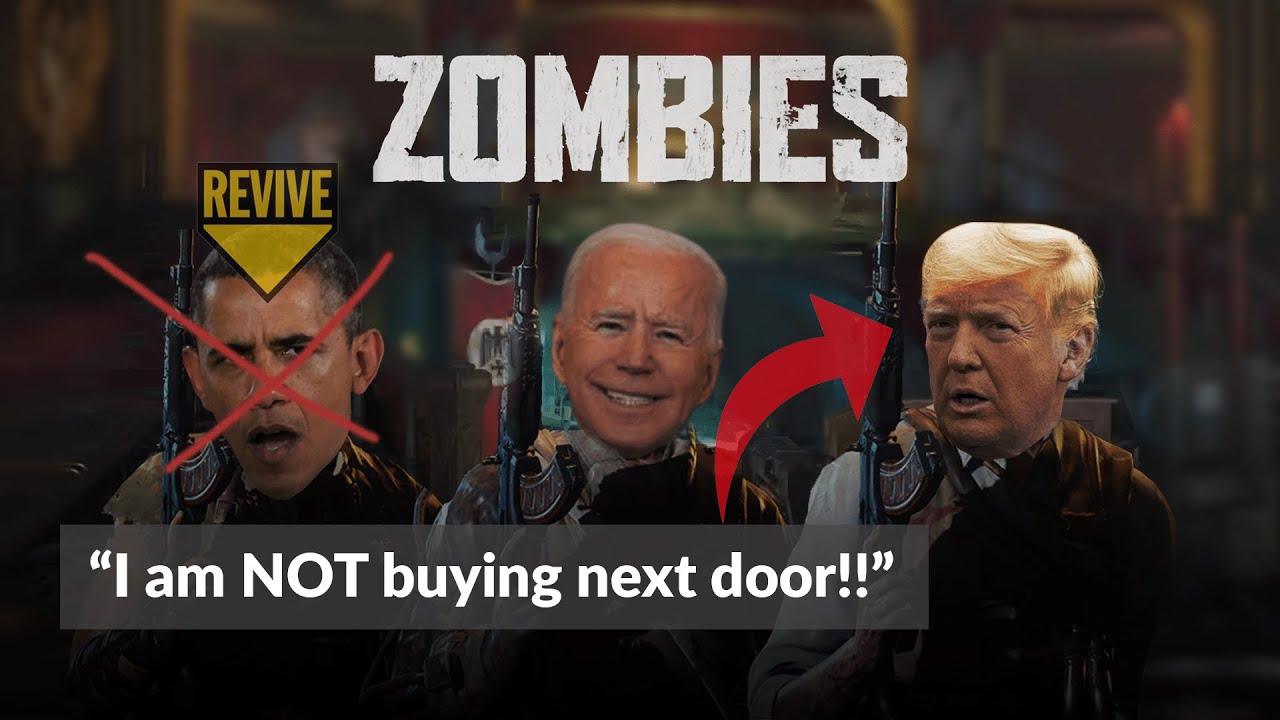 Trump, Obama, and Biden play CoD Zombies together