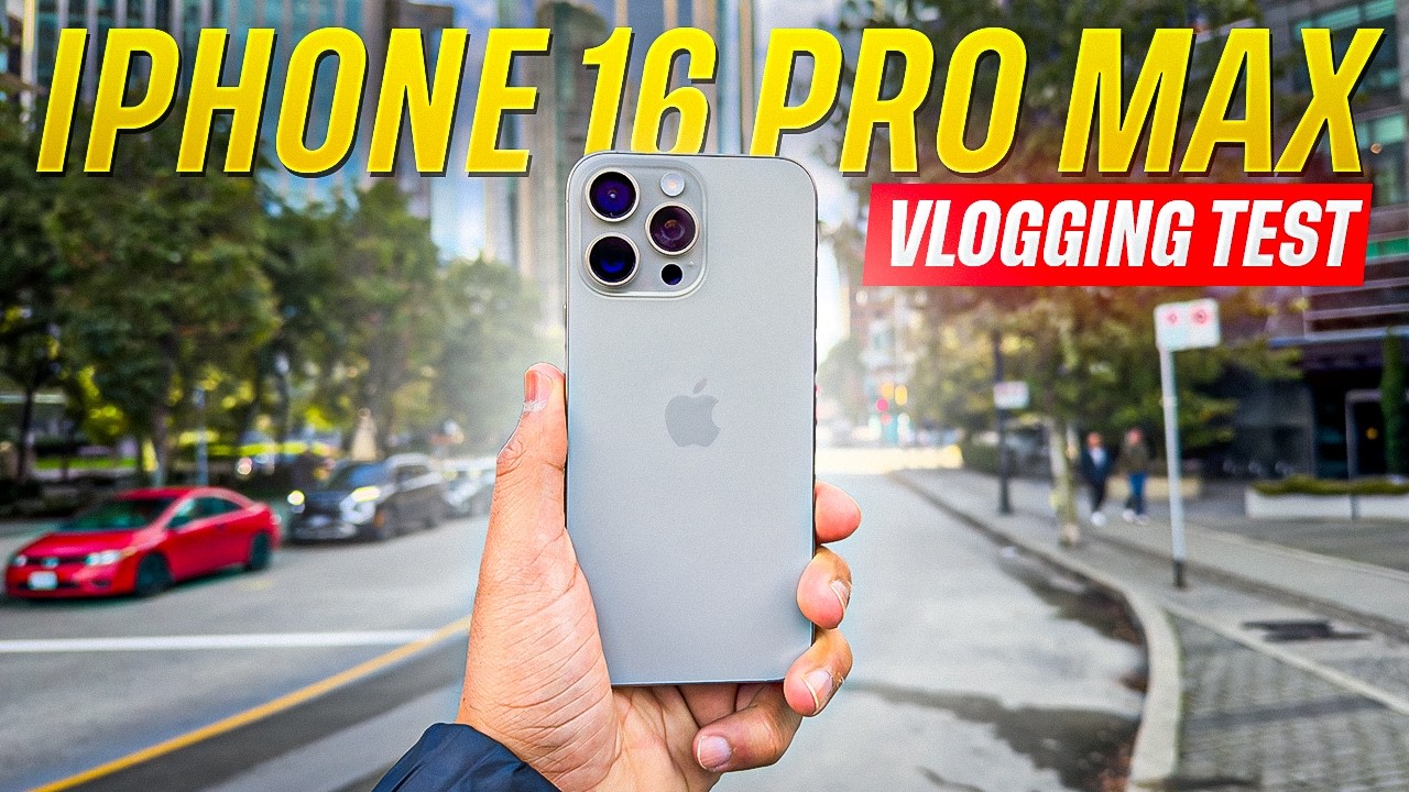 iPhone 16 Pro Max Vlog Test!