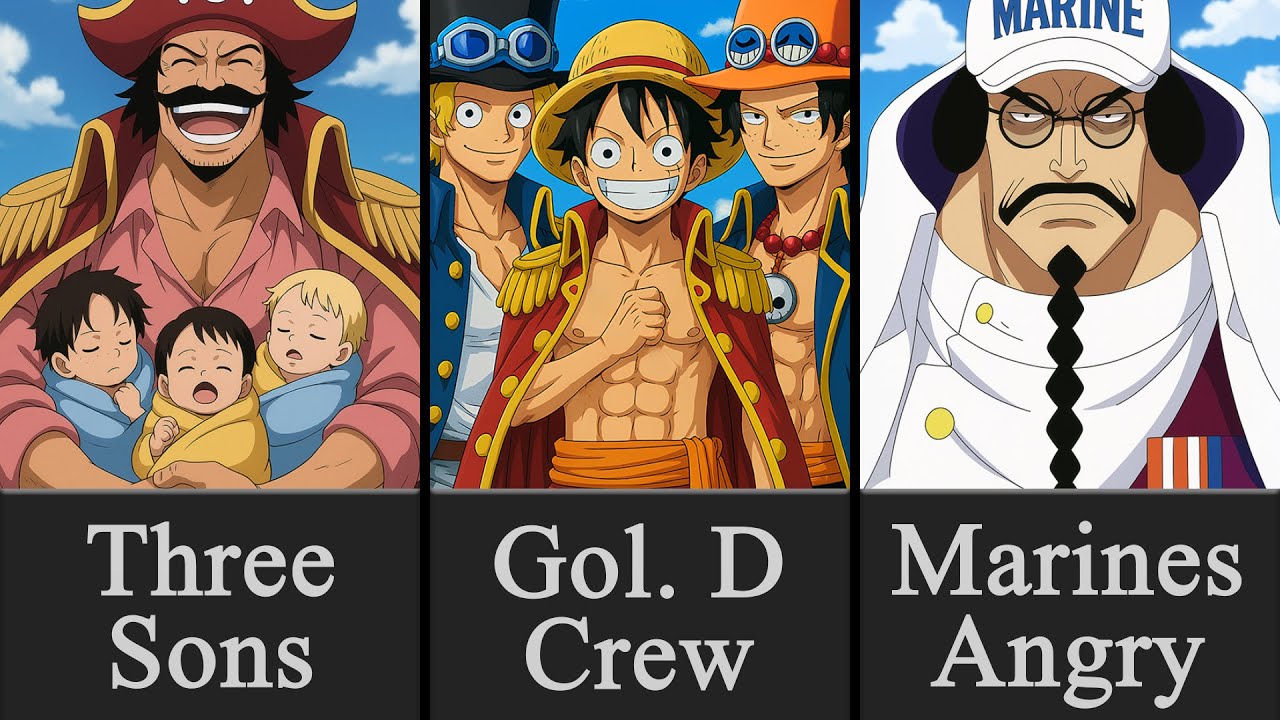 What If Luffy, Ace & Sabo Were Roger’s Sons?