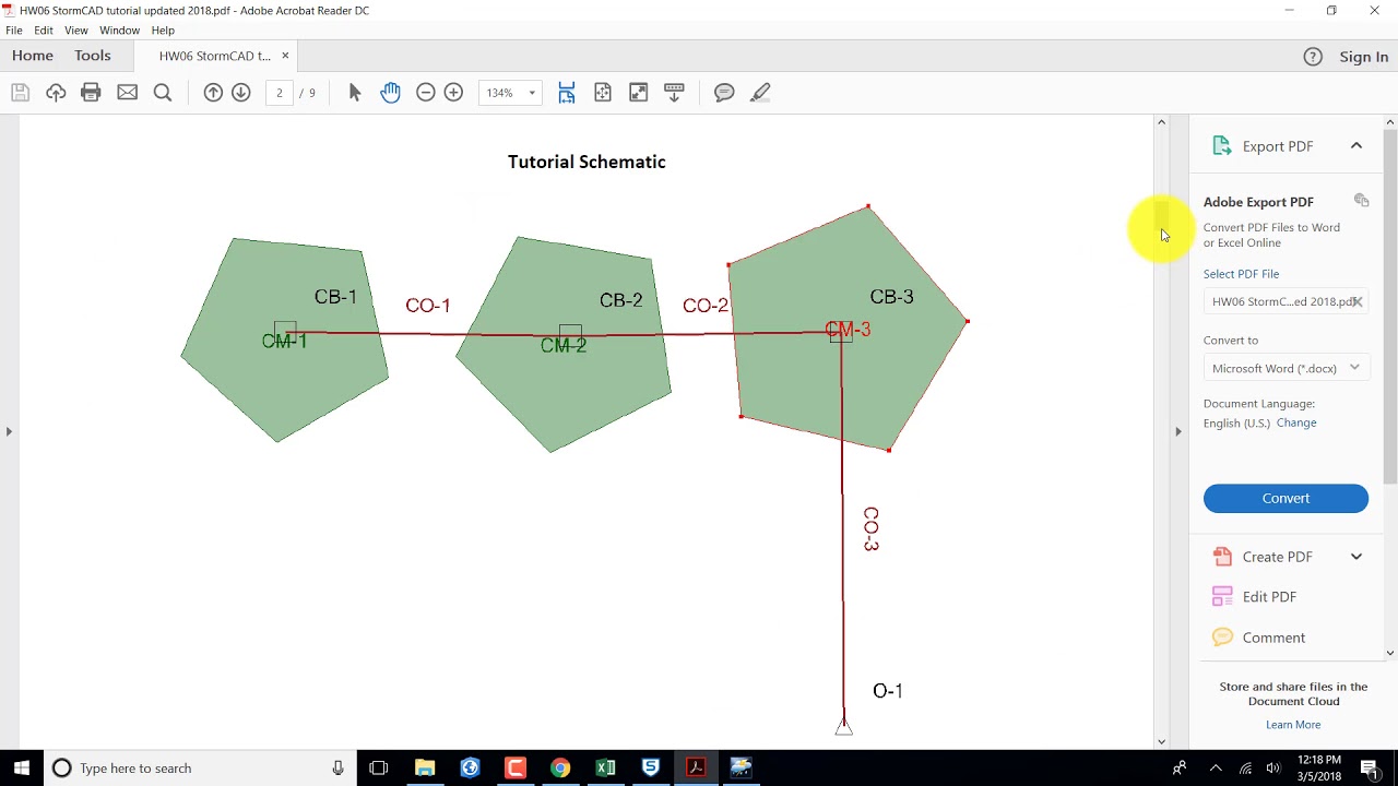StormCAD Tutorial 2018
