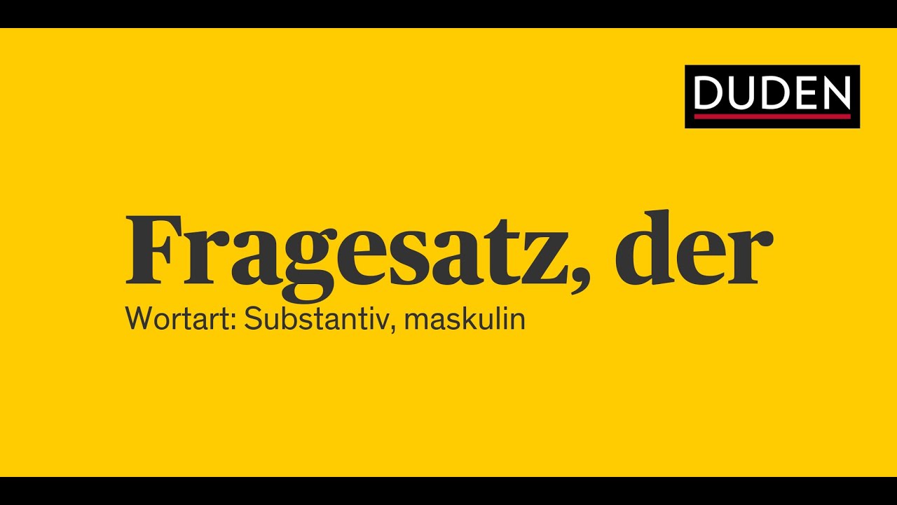 92. Njemačka gramatika - Zavisna upitna rečenica / Fragesatz