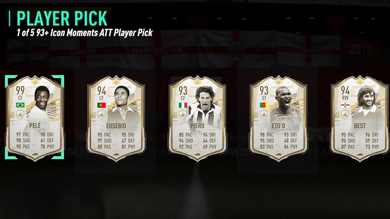 OPENING A 93+ ICON MOMENTS ATTACKER PLAYER PICK! W OR L ? FIFA21​​​​​​​​​​​​​​​​ ULTIMATE TEAM