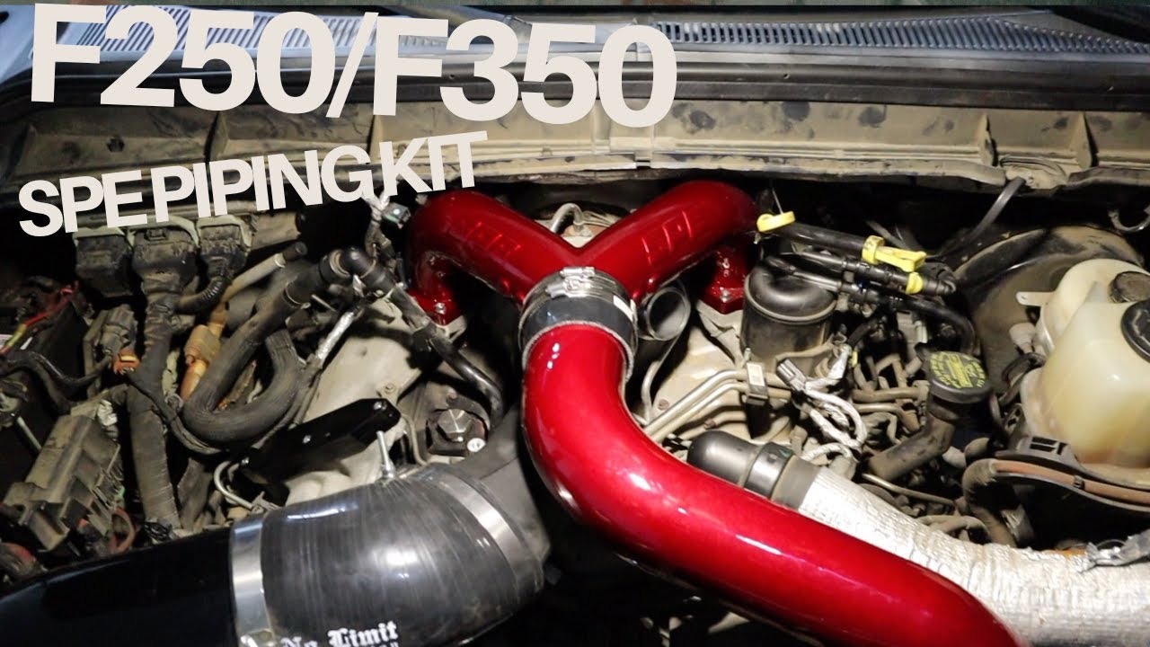 Установка комплекта впускного трубопровода SPE для F250/F350 2011-2019