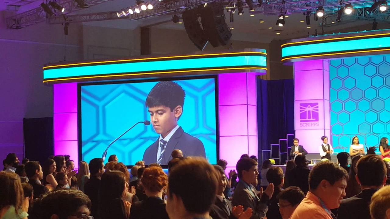 Co-Champion Nihar Janga award acceptance speech @ 2016 Scripps National Spelling Bee banquet