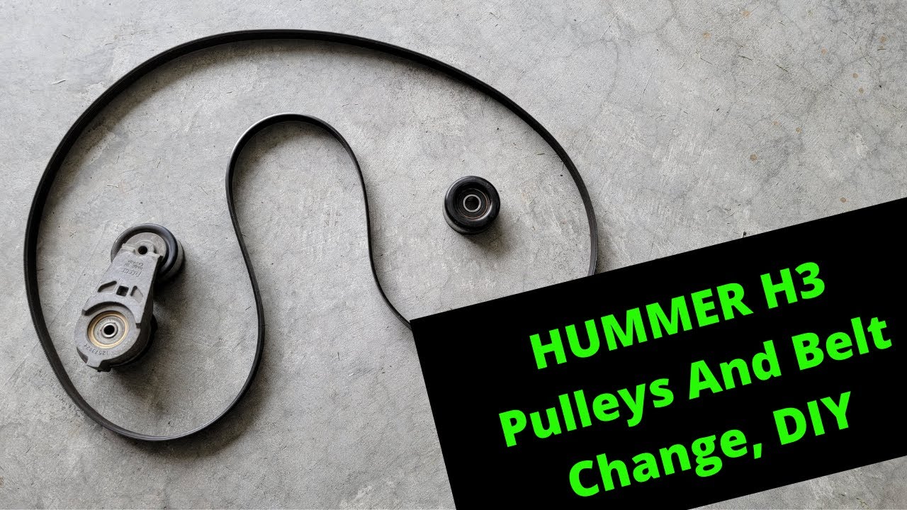 Easy Car Maintenance: Replace Idler, Serpentine, & Tensioner #serpentinebelt #diynationth #hummer